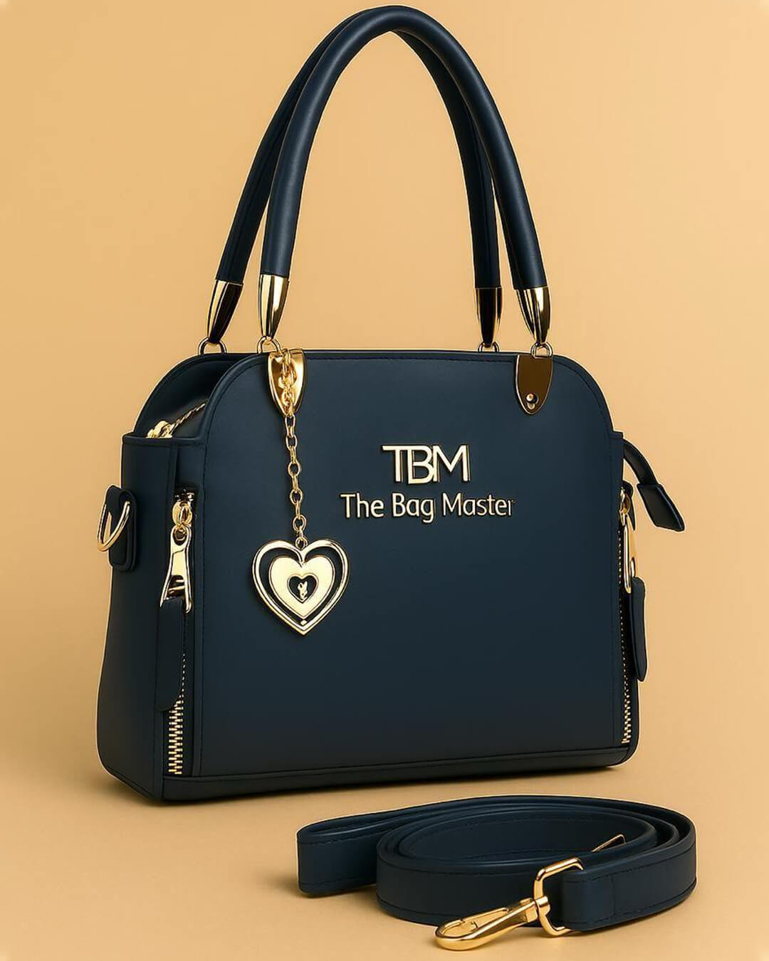 Women's PU Leather Plain Hand Bag