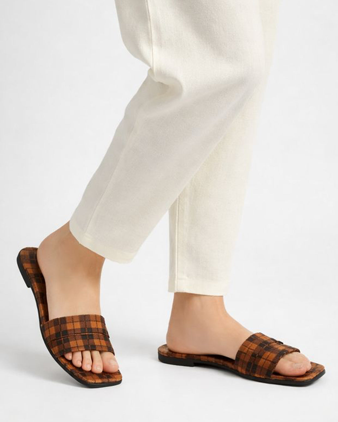 Women's Classic Check Chappal
