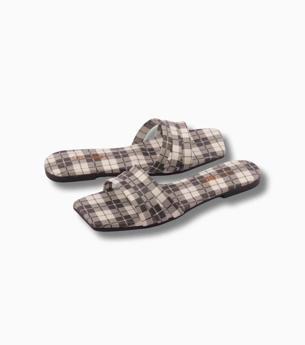 Women's Classic Check Chappal