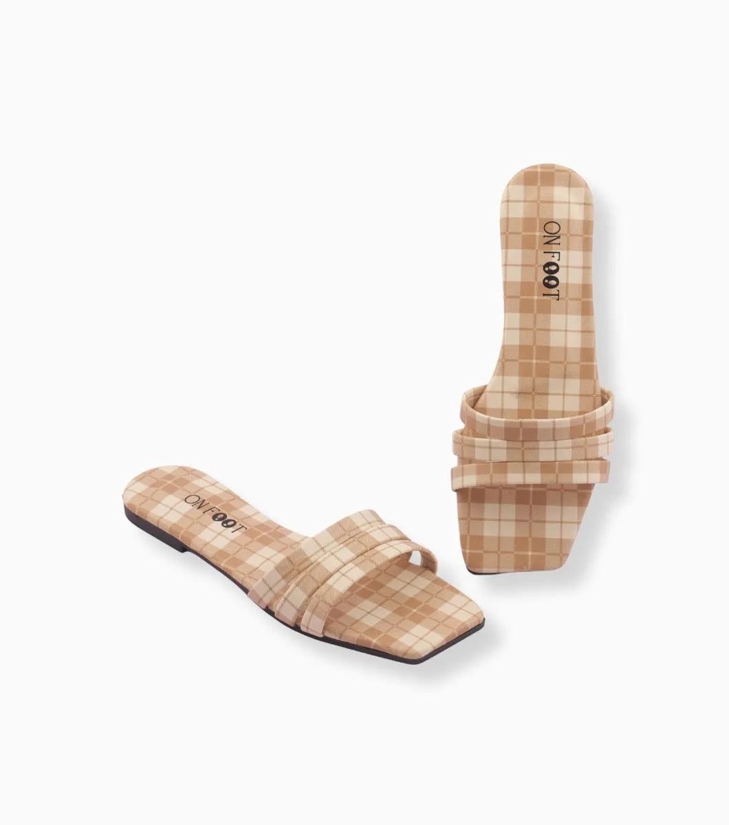 Women's Classic Check Chappal