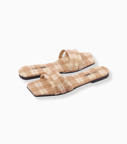 Women's Classic Check Chappal