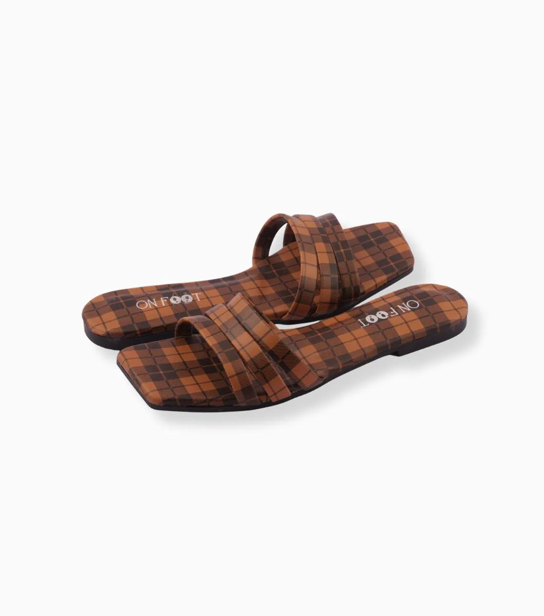 Women's Classic Check Chappal