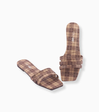 Women's Classic Check Chappal