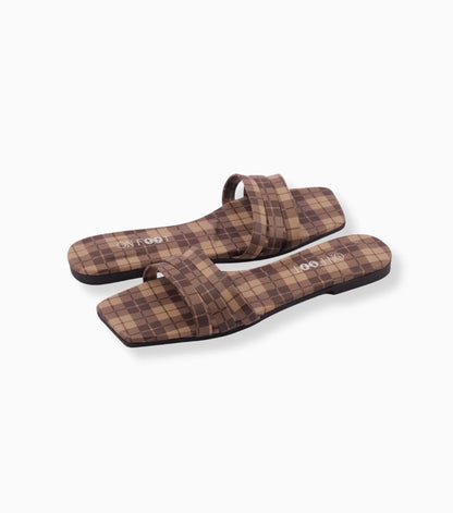 Women's Classic Check Chappal