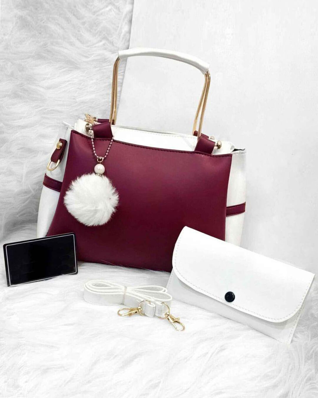 Girl's Rexine Plain Shoulder Bag