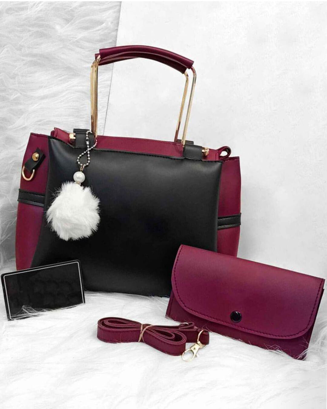 Girl's Rexine Plain Shoulder Bag