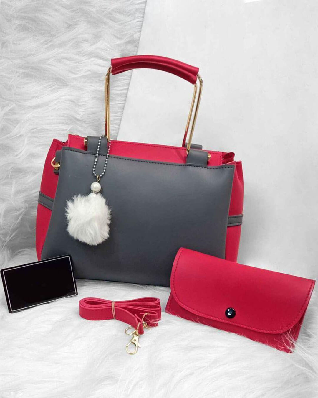 Girl's Rexine Plain Shoulder Bag