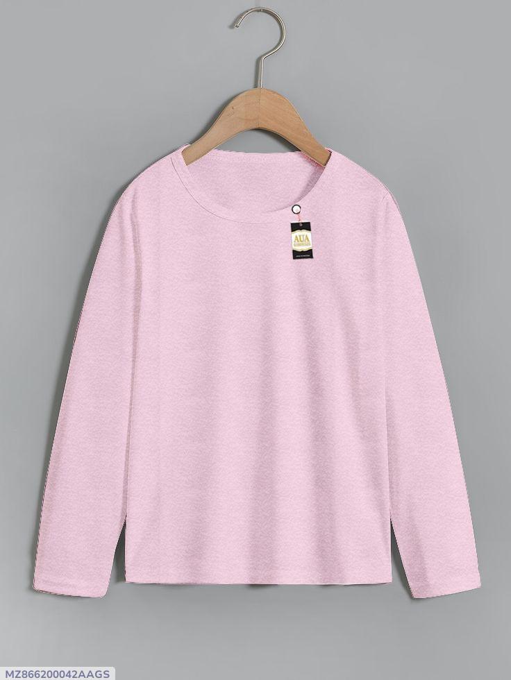 1 Pc Women's Stitched Plain Sweat Shirt