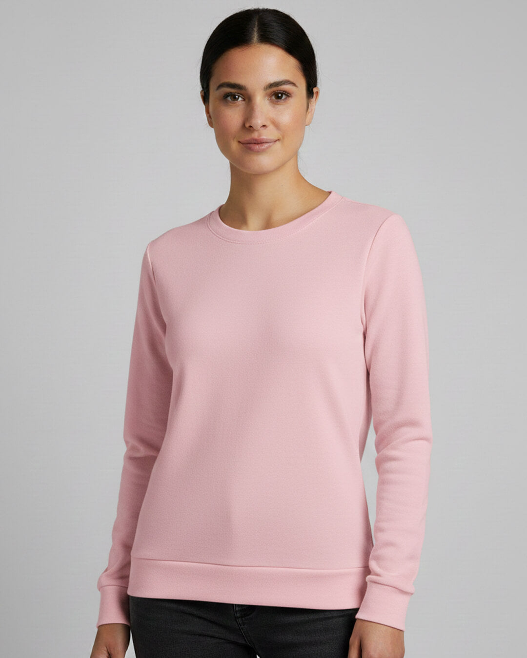 1 Pc Women's Stitched Plain Sweat Shirt