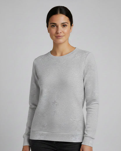1 Pc Women's Stitched Plain Sweat Shirt