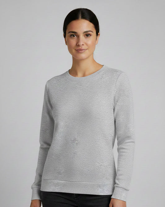 1 Pc Women's Stitched Plain Sweat Shirt
