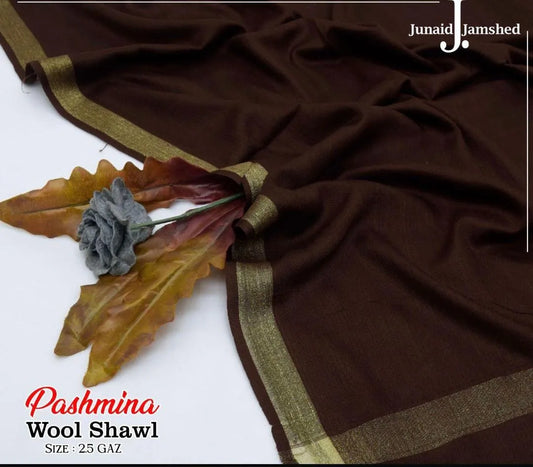 Women's Pashmina Wool Zari Tilla Shawl
